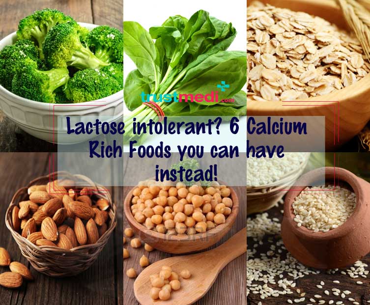 Lactose Intolerant? 6 Calcium Rich Foods You Can Have Instead!